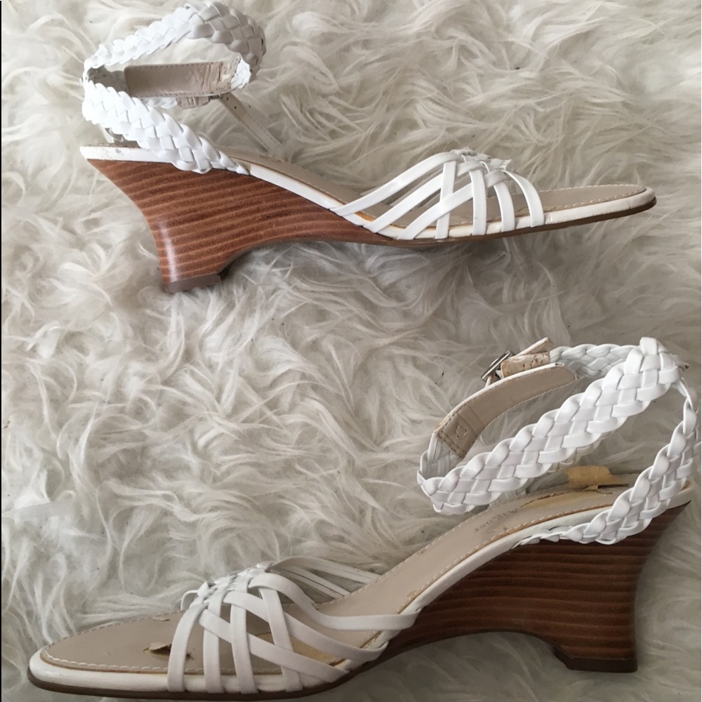 White open toe shoes. New